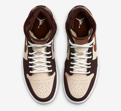 Jordan 1 Mid SE Brown Basalt Oatmeal (W)