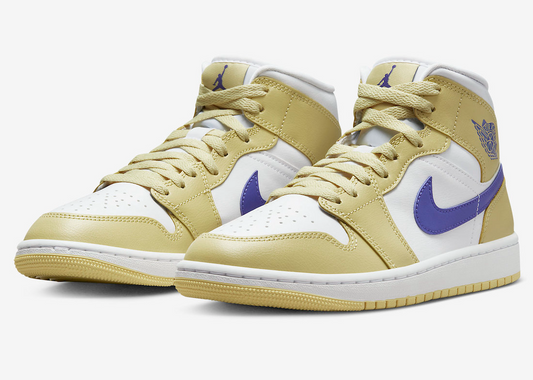 Jordan 1 Mid Lemon Wash Lapis (W)
