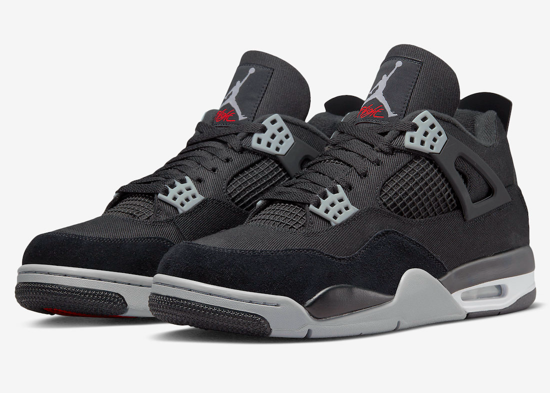 Jordan 4 Retro SE Black Canvas