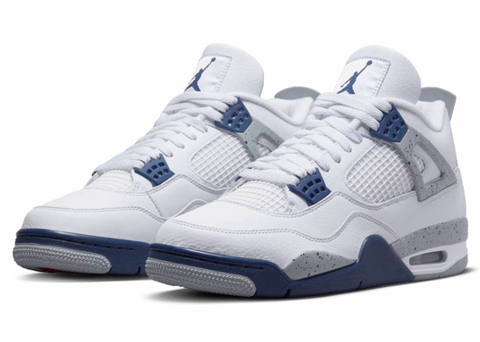 Jordan 4 Retro White Midnight Navy