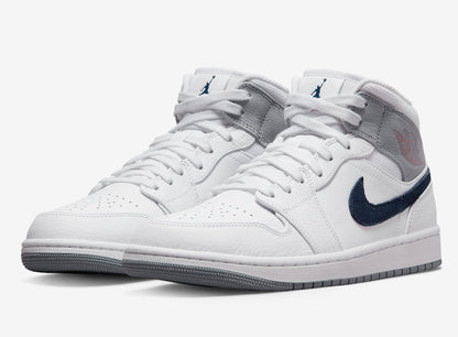 Jordan 1 Mid Paris White